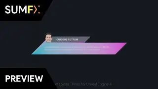 Angled Lower Thirds for Unreal Engine 4
