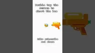 double tap the screen to shoot The Bee#viral #game #challenges #trendingshorts #shorts