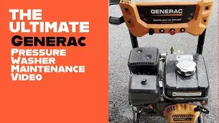 DIY Ultimate Generac Pressure Washer Maintenance Video - Oil Change, Air Filter, Spark Plug, 196 CC