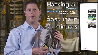 In the Lab: Hacking a Fiber Optic Line in Minutes