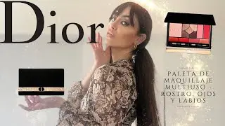 Colección EXCLUSIVA de DIOR/Paleta ICÓNICA ECRIN COUTURE  maquillaje multiuso-rostro, ojos y labios