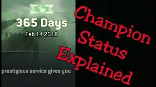 Champion Status Explained - For Honor