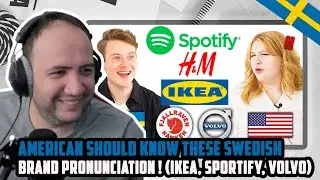 🇸🇪 Americans should know these Swedish Brand pronunciation (Ikea, Spotify, Volvo) T PAUL REACTS