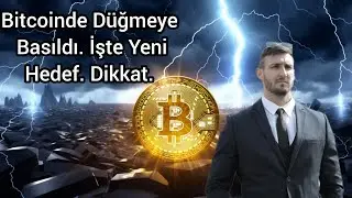 Bitcoinde D&uuml;ğmeye Basıldı. İşte Yeni Hedef. Dikkat. 
