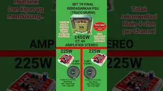 Power amplifier 5A ct 45 #youtubeshorts