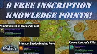 9 Free Inscription Profession Knowledge Points in Emerald Dream