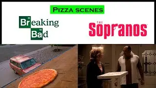 PIZZA SCENES Comparison | Breaking Bad vs. The Sopranos