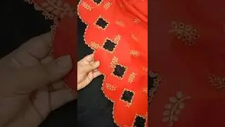 New daman design Cutting and stitching/how to attach lace on ghera/kurti daman design with lace#diy​