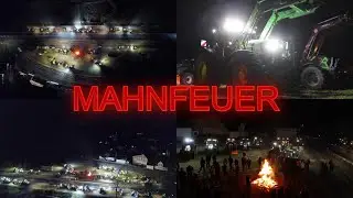Mahnfeuer zur Berlin Demo vom 18.12.2023