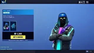 NEW CRYPTIC SKIN IN FORTNITE SEASON 9 - ENIGMA WRAP GAMEPLAY (SEASON 9 FORTNITE ITEM SHOP)