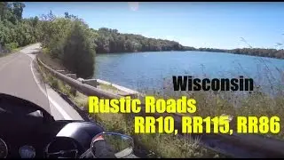 Wisconsin Rustic Roads - RR10, RR115, and RR86 - Motorcycle Tour Vlog