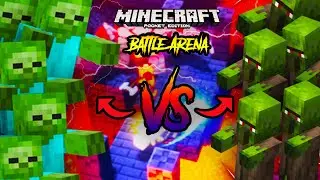 Minecraft Battle Arena - Zombie Vs Zombie Villager | Minecraft Battle | zufuz