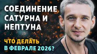 Как пережить ФЕВРАЛЬ 2026. Соединение САТУРНА и НЕПТУНА