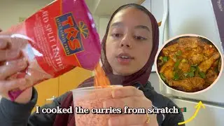 Hosting my friends for a desi themed night in my dorm as a college student