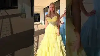 Strapless Ballgown with Corset and Ruffles | Sherri Hill Prom Dresses 2026