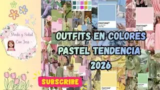 OUTFITS EN COLORES PASTEL TENDENCIA 2026 #ideas #tendencias #moda #fashion #pantone #2026 #outfit