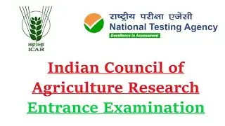 Form fill up in ICAR UG , PG Entrance Exam Update News