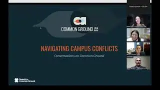 Navigating Campus Conflict: Conversations on Common Ground