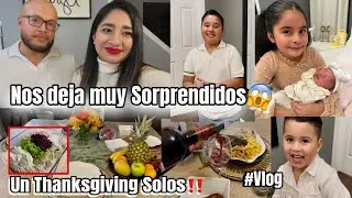 No me Esperaba Algo Asi😱Solos y Tristes sin La FAMILIA😭Mis Niños DAN GRACIAS🙏🏼 #thanksgiving #vlog 