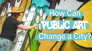 Public Art in Wheeling, WV - Painting a Mural on the Wheeling Heritage Trail