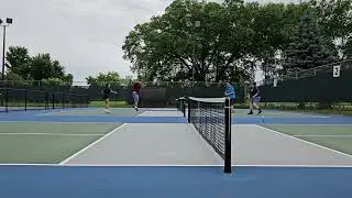 14-year-old in Mixed Doubles - Gold Medal Match - Riverfront Rendezvous Pickleball Tournament 2024