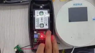 How to set DG85 pet pir detector to the W2 wifi alarm system