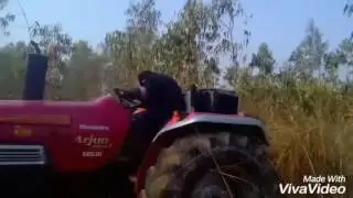Ustaad driving mahindra arjun 605