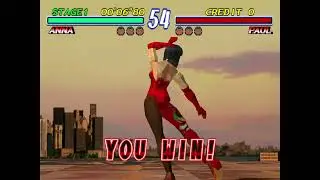 Tekken 2 (PS4) | Anna Williams Arcade Playthrough (08/05/2022)