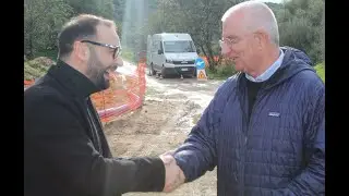 Burcei: al via il relining sull'acquedotto Corongiu - presidente di Abbanoa e del sindaco di Burcei
