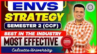 Envs 50/50 Strategy 🔥| Ba/Bsc/Bcom  Semester 2 Ccf | Calcutta University 