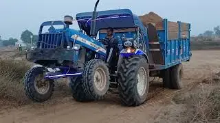 Holland 😯 power 1700 RPM || 400 FT Tralla || FAN TRACTOR DE