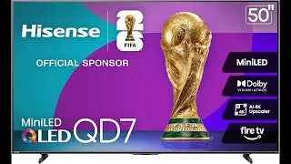 Hisense 50-Inch QD7 Mini-LED QLED 4K Fire TV Review