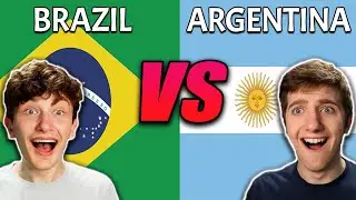Americans React to Brazil vs Argentina (Country Comparison)