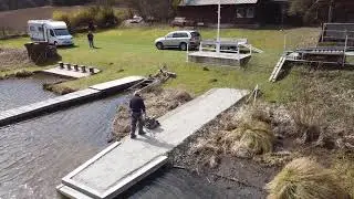 Stegbau am See Die R&uuml;ttelplatte
