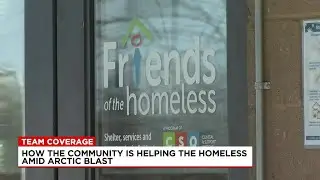 Officials working to ensure homeless are safe from the frigid cold weather