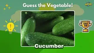 Guess the Vegetables! Fun Vegetable Quiz for Kids! Learning Video