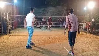 Badminton Tournament Samrat and Utpal Vs Sahid and ?? #badminton #badmintonlovers #smash #outdoor