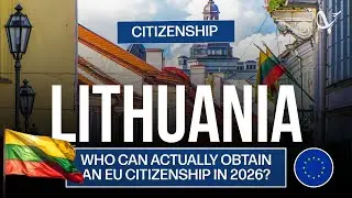 Lithuanian citizenship in 2026: WHO CAN actually obtain an EU CITIZENSHIP #secondcitizenship #europe