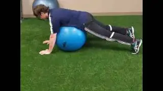 CORE: Swiss Ball Opposite Arm and Leg Lift