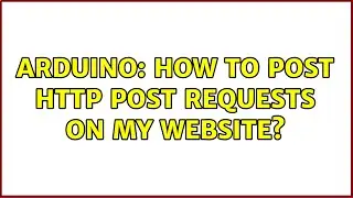 Arduino: How to post HTTP POST requests on my website?