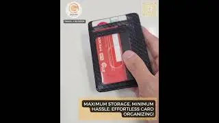 Travel Smart with Geyan: RFID Wallet, RFID Card Holder Basic CF #rfidwallet #travelaccessories