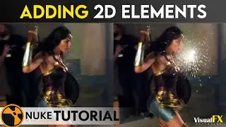 Nuke Compositing Tutorial | Wonder Women 2d Elements Comping VFX