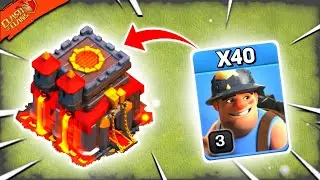 40 Miner Is Enough! | Best TH10 Miner Attack Strategy 2025 (Clash of Clans)