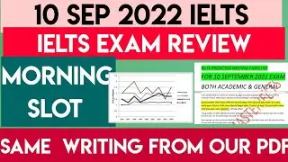 10 SEP IELTS EXAM REVIEW MORNING SLOT | Same Writing from Prediction PDF | Reading Listening Answers