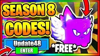 ALL *NEW* SECRET OP WORKING CODES! 🚨SEASON 8 UPDATE🚨 Roblox Bubble Gum Simulator 🚨UPDATE 48🚨
