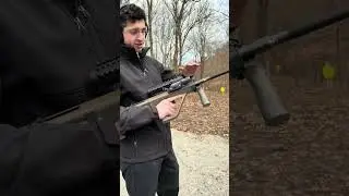Стрельба из Steyr AUG A3 M1 калибра 5,56x45