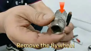How to remove an electric bike flywheel