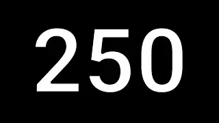 250 to 0 Countdown
