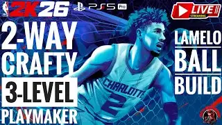NBA 2K26 Season 4 Livestream: 2-Way Crafty 3-Level Playmaker Lamelo Ball Build