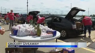 Convoy of Hope, James River Church feed hundreds of families during grocery giveaway